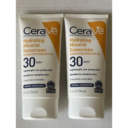 Buy CeraVe Hydrating Mineral Sunscreen SPF 30 Body Lotion