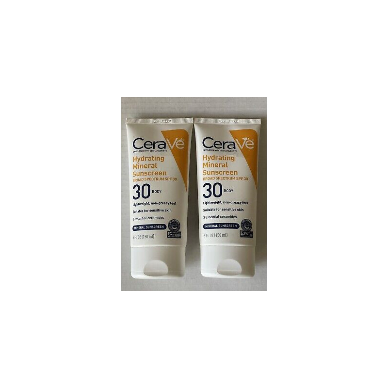 Buy CeraVe Hydrating Mineral Sunscreen SPF 30 Body Lotion Buy CeraVe Hydrating Mineral Sunscreen SPF 30 Body Lotion