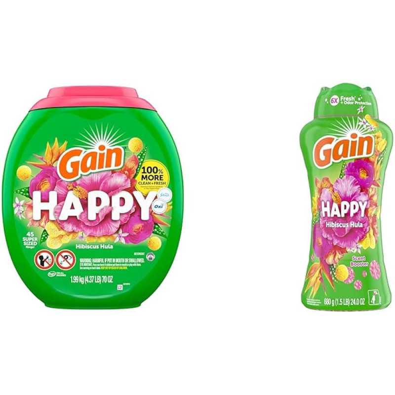 Buy Gain Happy Super Sized Flings Laundry Detergent