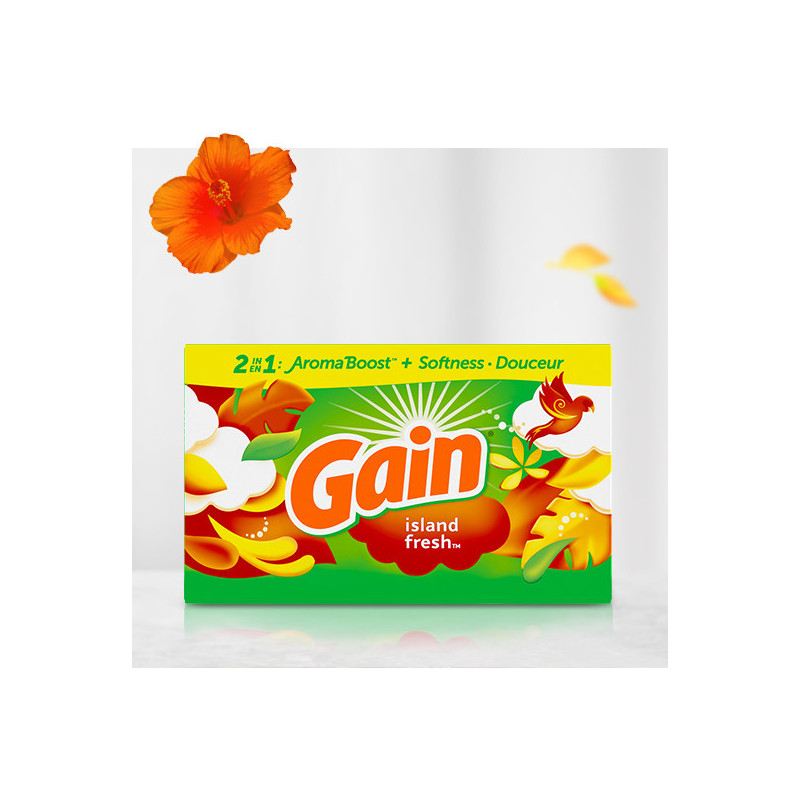 Buy Gain Island Fresh Fabric Softener Sheets