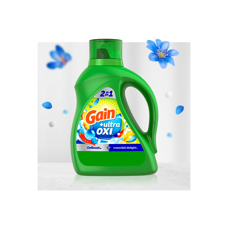 Buy Gain Ultra Oxi Waterfall Delight Liquid Laundry Detergent