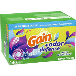 Buy Gain+Odor Defense Super Fresh Blast Fabric Softener Sheets