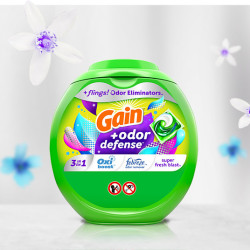 Buy Gain+ Odor Defense Super Fresh Blast Flings Laundry Detergent