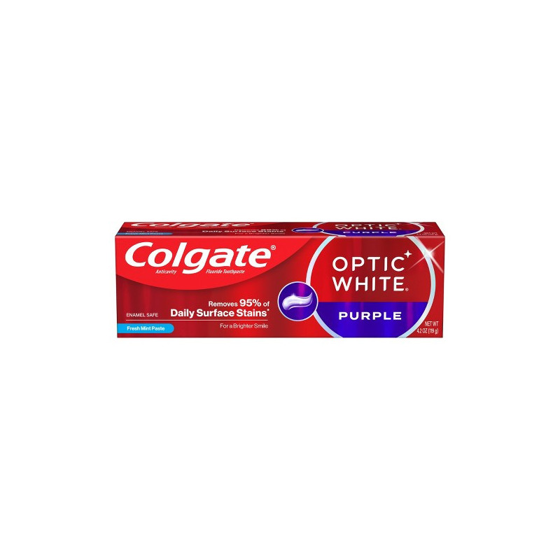 Buy Colgate Optic White Purple Toothpaste for Teeth Whitening