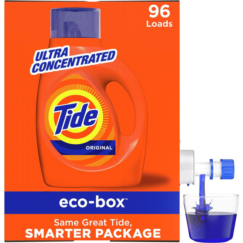 Buy Tide Eco-Box Liquid Laundry Detergent Buy Tide Eco-Box Liquid Laundry Detergent