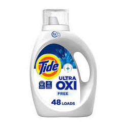 Buy Tide Free & Gentle Plus Ultra OXI Liquid Laundry Detergent