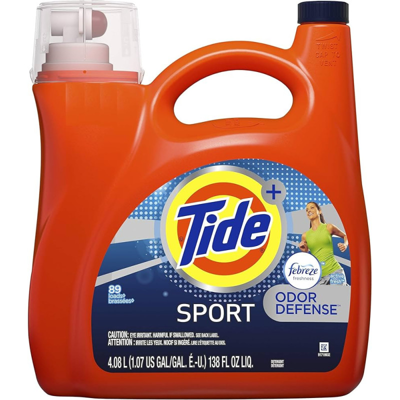 Buy Tide Plus Febreze Sport Odor Defense Liquid Laundry Detergent