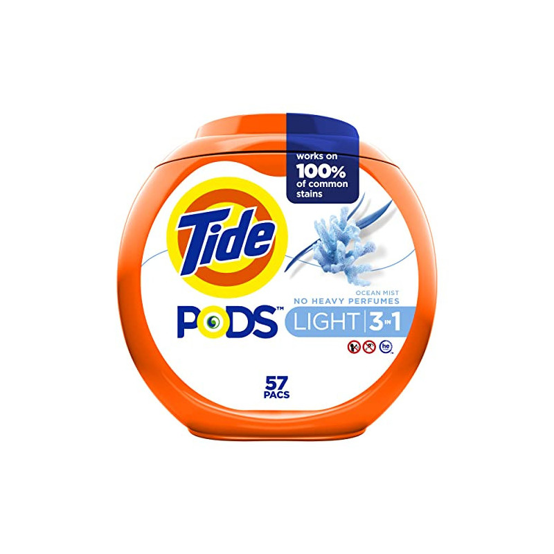 Buy Tide PODS® Light Laundry Detergent Ocean Mist Scent