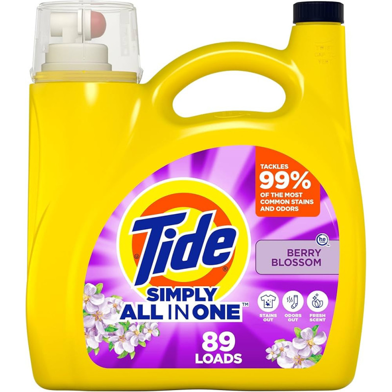 Buy Tide Simply Clean and Fresh Liquid Laundry Detergent Berry Blossom Buy Tide Simply Clean and Fresh Liquid Laundry Detergent Berry Blossom