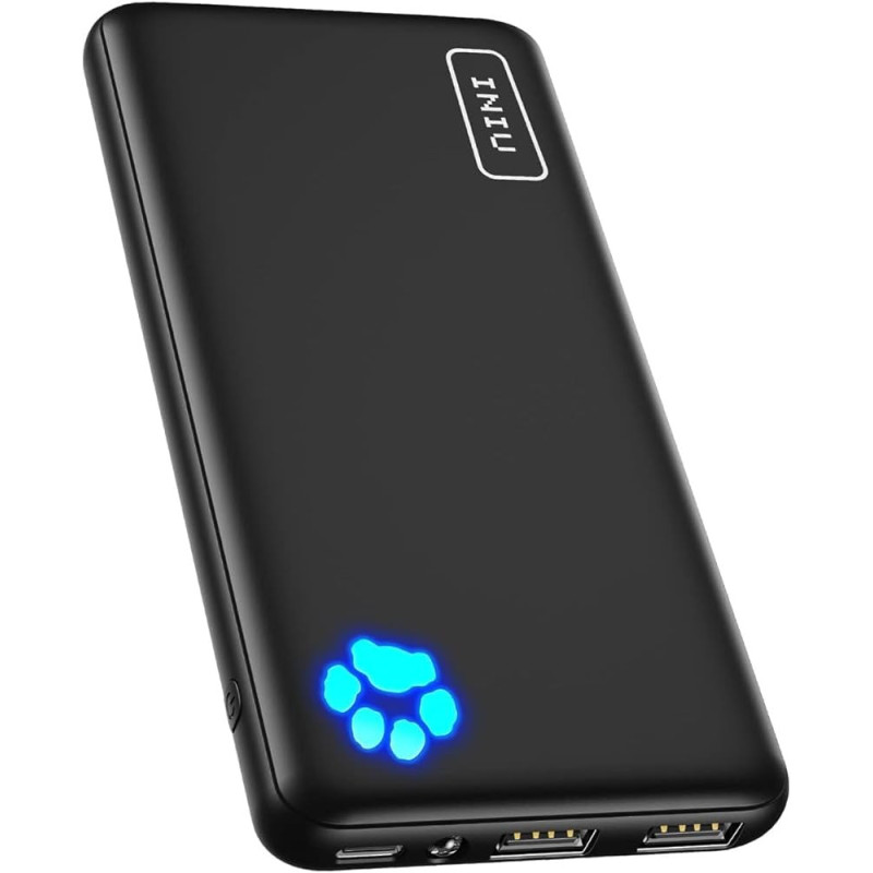 INIU Portable Charger, Slimmest 10000mAh Power Bank – Fast Charging & USB-C INIU Portable Charger, Slimmest 10000mAh Power Bank – Fast Charging & USB-C