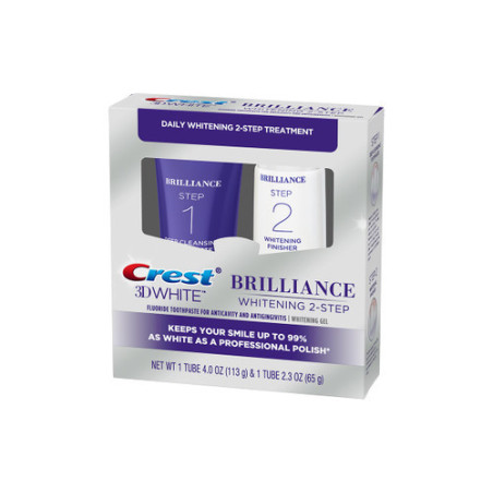 Buy Crest 3D White Brilliance 2 Step Toothpaste