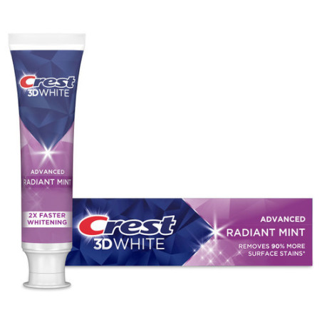Buy Crest 3DWhite Whitening Toothpaste, Advanced Radiant Mint