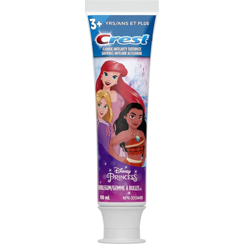 Buy Crest Kid's Cavity Protection Toothpaste featuring Disney Princess, Bubblegum, 4.2 oz, Ages 3+