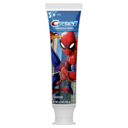 Buy Crest Kids Toothpaste with Fluoride, MARVEL Spider-Man, Strawberry Flavor, 4.2oz Pump, 3+