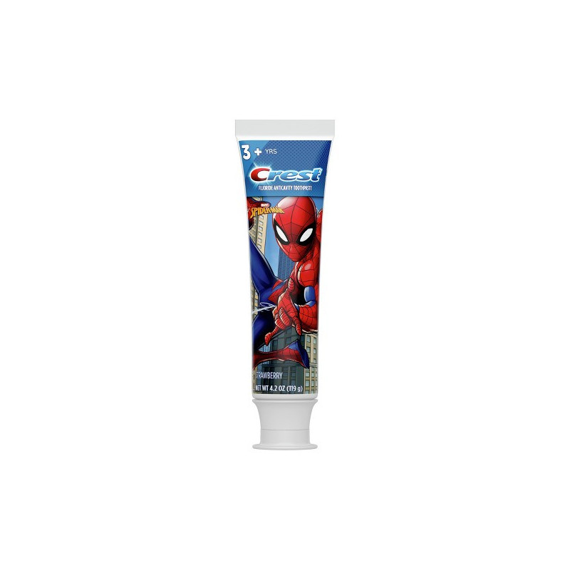 Buy Crest Kids Toothpaste with Fluoride, MARVEL Spider-Man, Strawberry Flavor, 4.2oz Pump, 3+