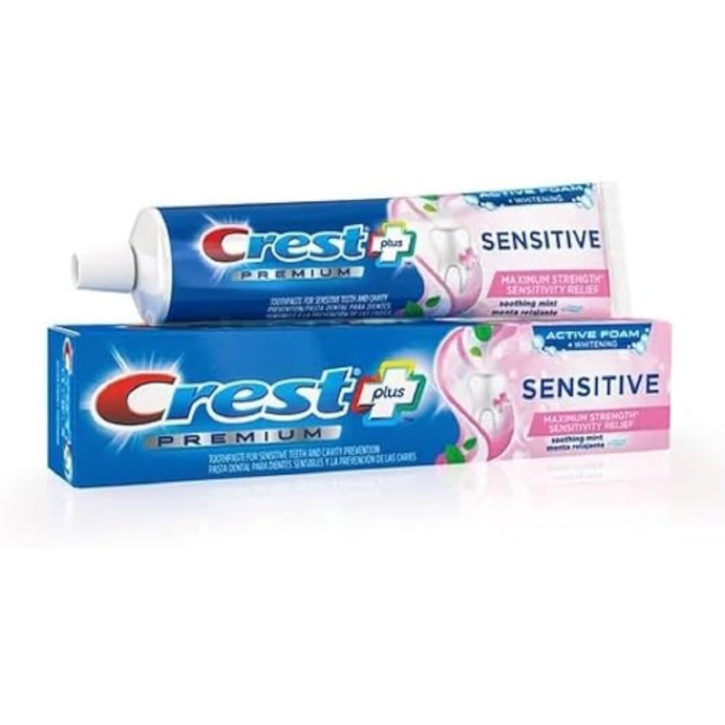 Buy Crest Premium Plus Sensitive Toothpaste, Soothing Mint Flavor Buy Crest Premium Plus Sensitive Toothpaste, Soothing Mint Flavor