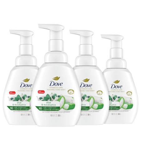 Buy Dove Advanced Care Aloe & Eucalyptus Foaming Hand Wash