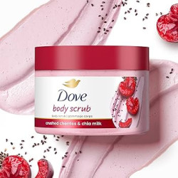 Buy Dove Body Scrub with Crushed Cherries & Chia Milk