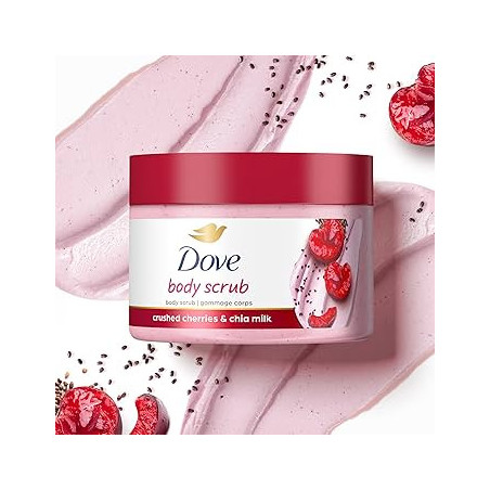 Buy Dove Body Scrub with Crushed Cherries & Chia Milk