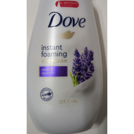 Buy Dove Instant Foaming Body Wash Lavender