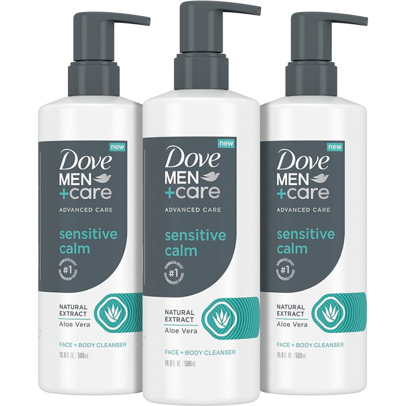 Buy Dove Men+Care Advanced Care Sensitive Calm Face + Body Wash