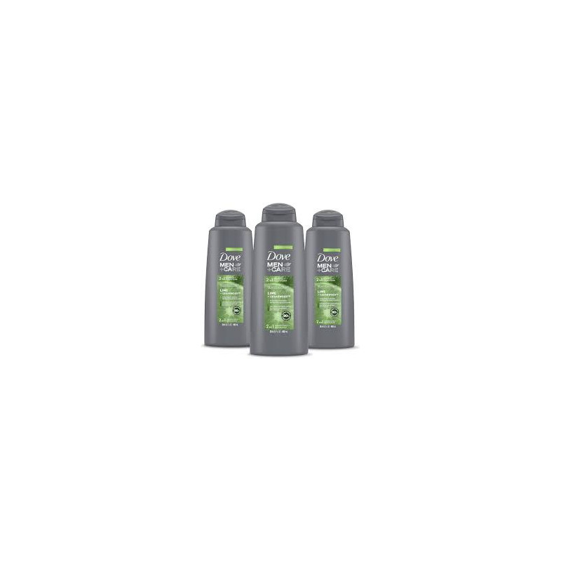 Buy Dove Men+Care Lime + Cedarwood Reinvigorating™ 2-in-1 Shampoo + Conditioner