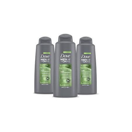 Buy Dove Men+Care Lime + Cedarwood Reinvigorating™ 2-in-1 Shampoo + Conditioner