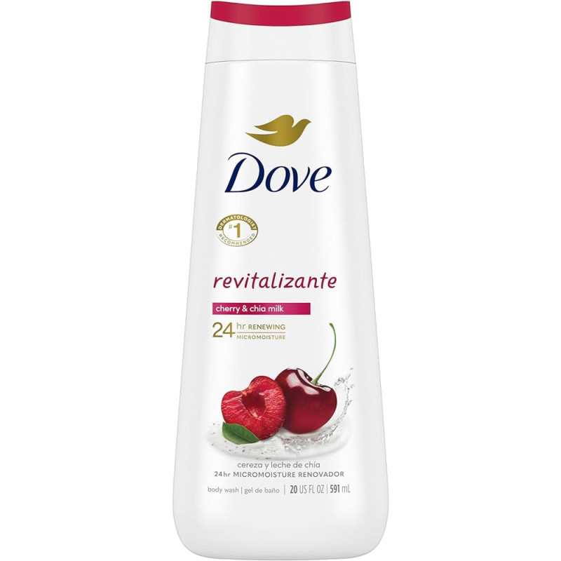 Buy Dove Revitalizante Body Wash (Cherry & Chia Milk)