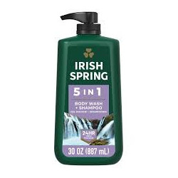 Buy Irish Spring 5In1 Body Wash Shampoo with Pump