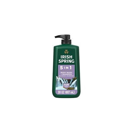 Buy Irish Spring 5In1 Body Wash Shampoo with Pump