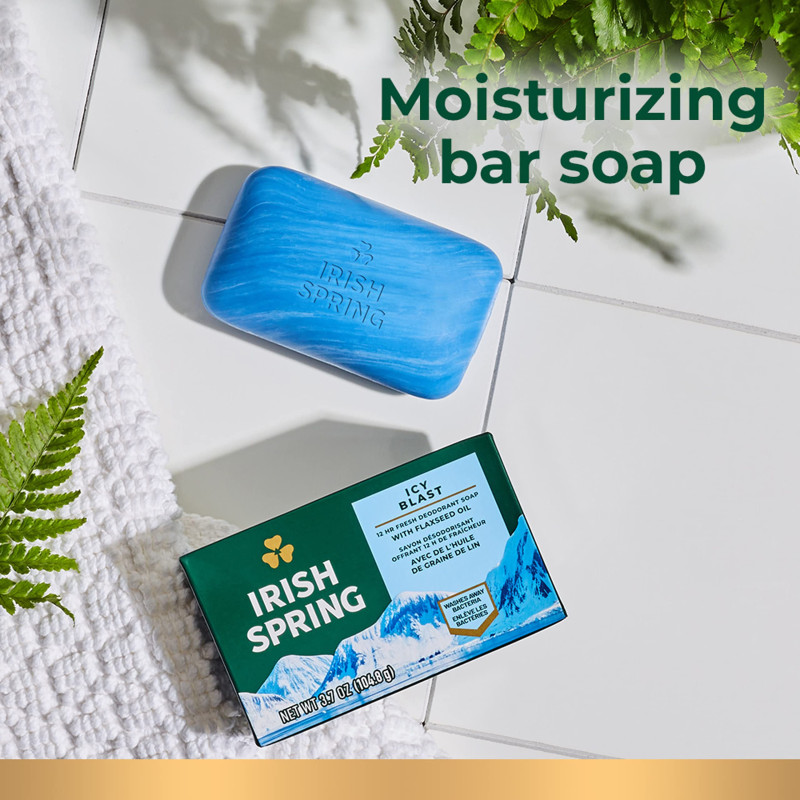 Buy Irish Spring Icy Blast Bar Soap