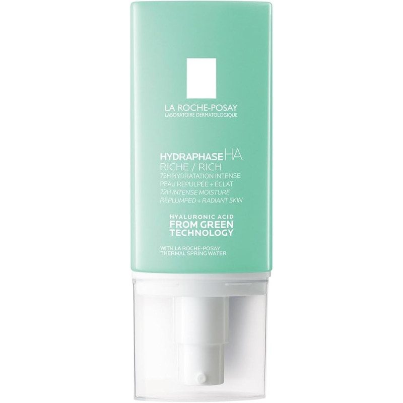 Buy La Roche-Posay HydraphaseHA Rich, Hyaluronic Acid Face Moisturizer for Dry Skin with 72HR Hydration