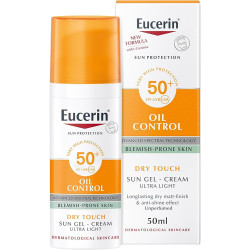 Buy Eucerin Sun Oil Control Face Protection Sun Cream for Oily & Blemish Prone Skin SPF 50+ 50ml