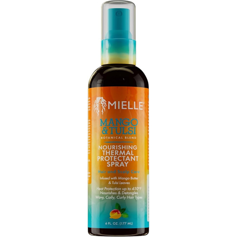 Buy Mielle Mango & Tulsi Nourishing Thermal Protectant Spray Buy Mielle Mango & Tulsi Nourishing Thermal Protectant Spray