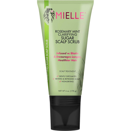 Buy Mielle Organics Rosemary Mint Pre-Shampoo Clarifying Sugar Hair Scalp Scrub, 6 Oz