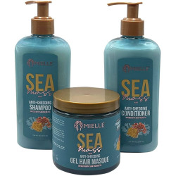 Buy Mielle Sea Moss Blend Collection - Anti-Shedding Shampoo, Conditioner, Hair Masque 3 PCS Bundle