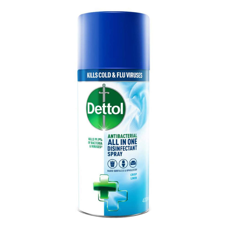 Buy Dettol All In One Disinfectant Spray Crisp Linen 400ml Buy Dettol All In One Disinfectant Spray Crisp Linen 400ml