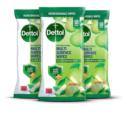 Buy Dettol Antibacterial Disinfectant Wipes Crisp Pear 80s