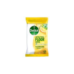 Buy Dettol Antibacterial Floor Wipes Fresh Citrus 10pk 25