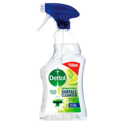 Buy Dettol Antibacterial Spray Lime & Lemongrass 750ML