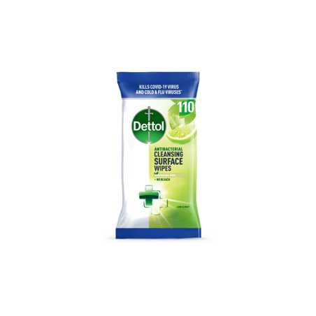 Buy Dettol Cleansing Surface Wipes 110pk