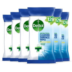 Buy Dettol Cleansing Surface Wipes 126pk