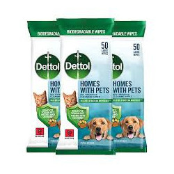 Buy Dettol Homes with Pets Multipurpose Wipes