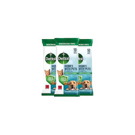 Buy Dettol Homes with Pets Multipurpose Wipes